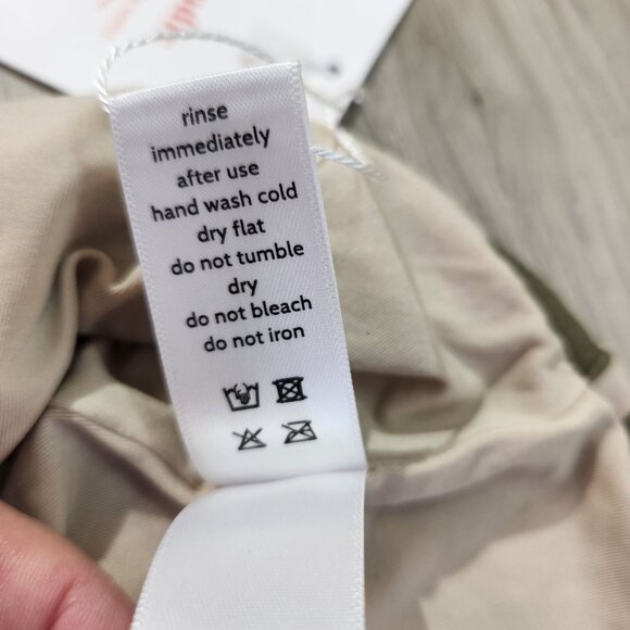 Andie Swim The Hipster Bottom In Bias Stripe Olive New With Tags Womens Size XL - Picture 11 of 13